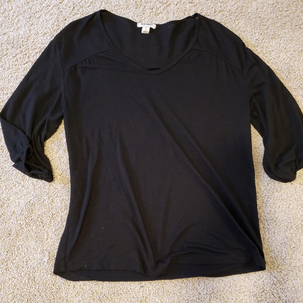Simple Black QuarterSleeve
